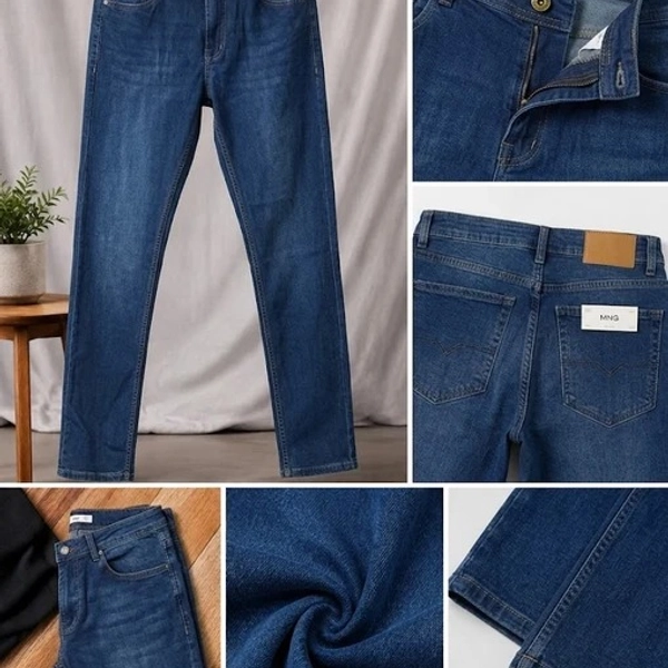 Regular Fit Denim Jeans For Men’sHeritage Blue - alternate