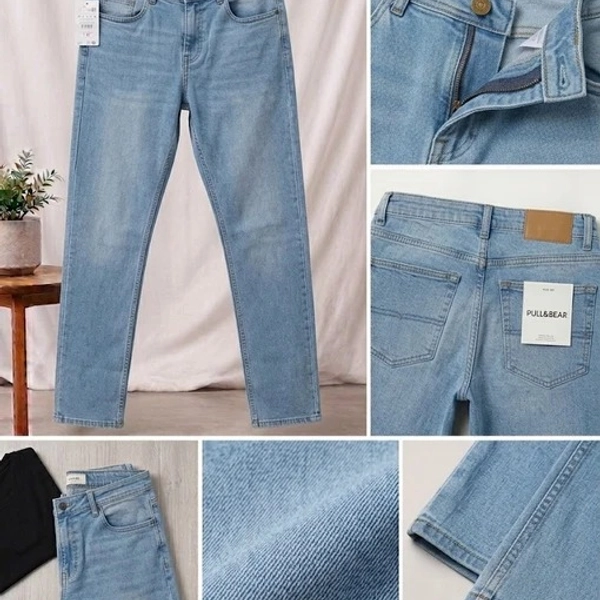 Regular Fit Denim Jeans For Men’s Classic Deep Blue - alternate