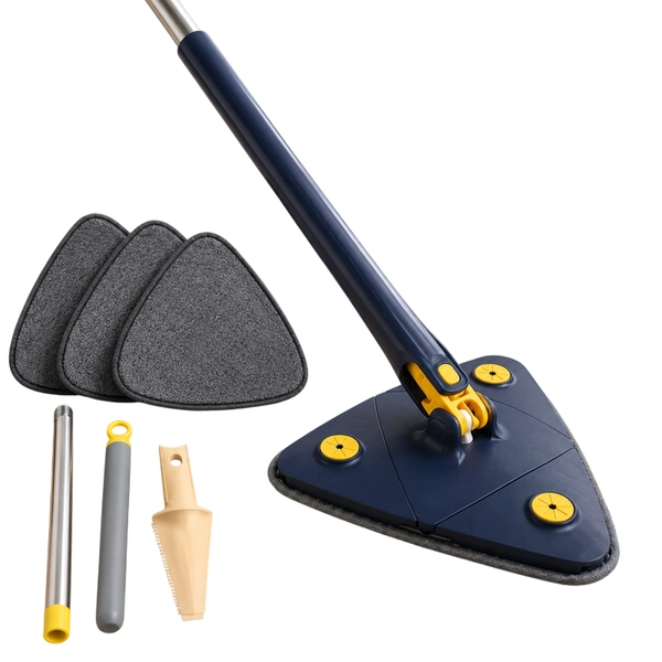 Professional Triangle Mop 360 Rotatable Adjustable Cleaning Mop